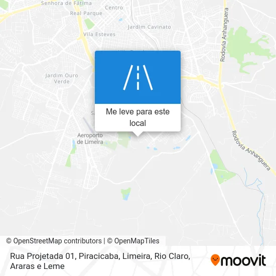 Rua Projetada 01 mapa