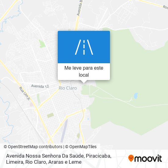 Avenida Nossa Senhora Da Saúde mapa