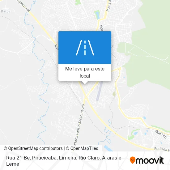 Rua 21 Be mapa