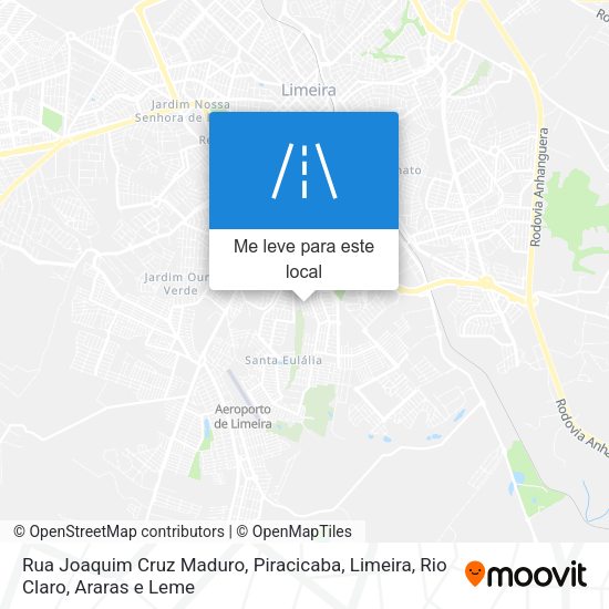 Rua Joaquim Cruz Maduro mapa