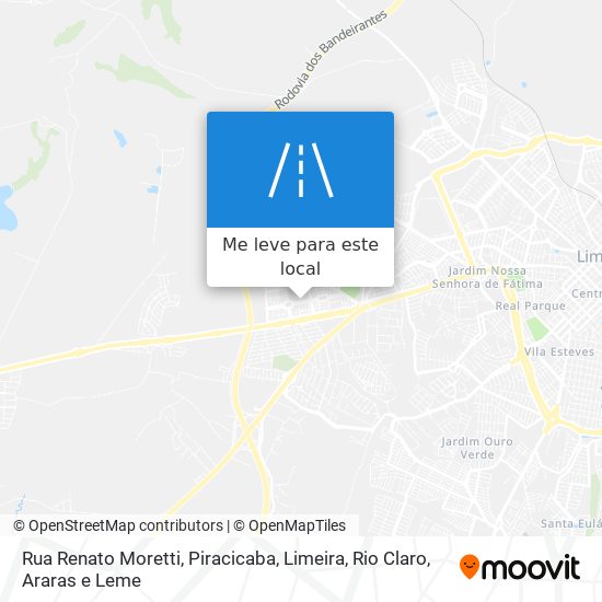 Rua Renato Moretti mapa