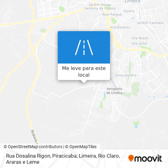 Rua Dosalina Rigon mapa