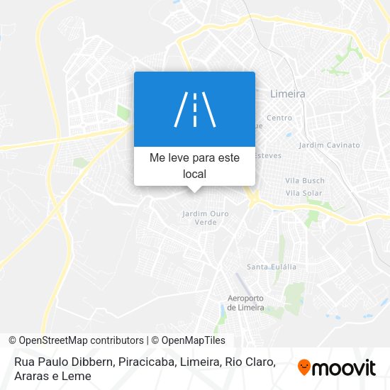 Rua Paulo Dibbern mapa