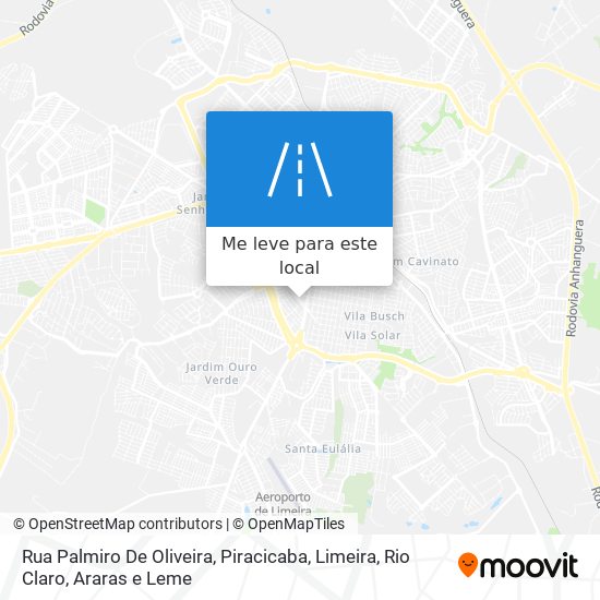 Rua Palmiro De Oliveira mapa