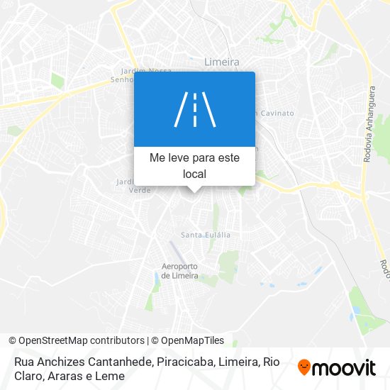 Rua Anchizes Cantanhede mapa