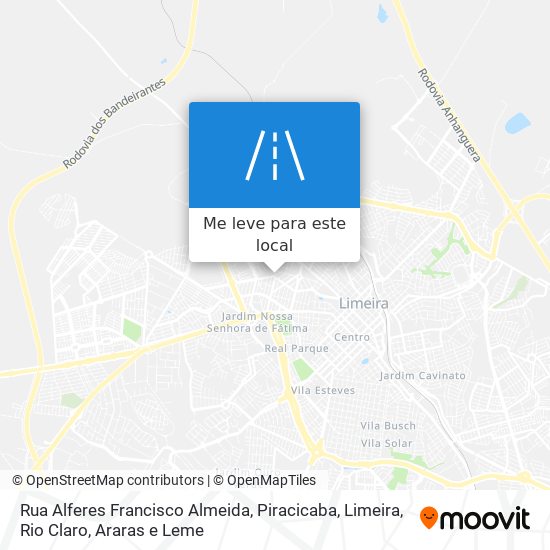 Rua Alferes Francisco Almeida mapa