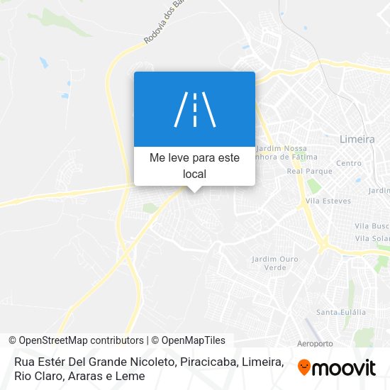 Rua Estér Del Grande Nicoleto mapa