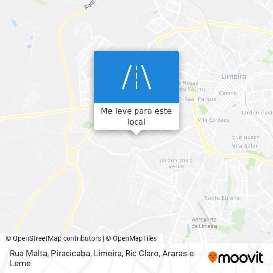 Rua Malta mapa