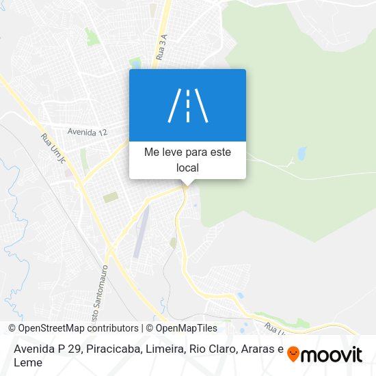 Avenida P 29 mapa