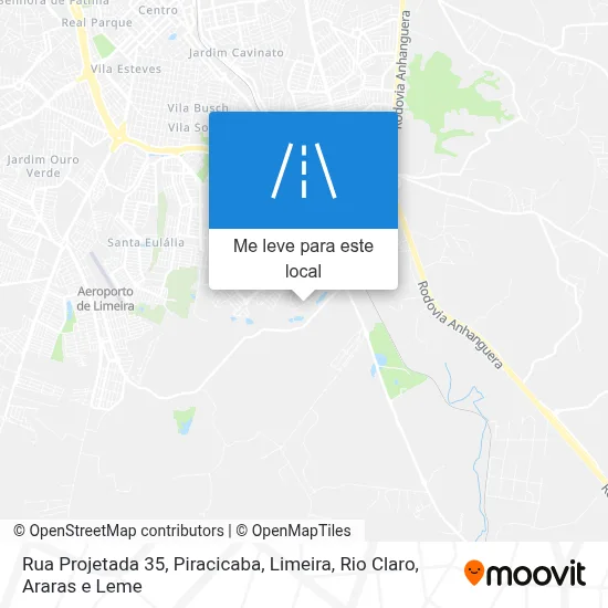 Rua Projetada 35 mapa