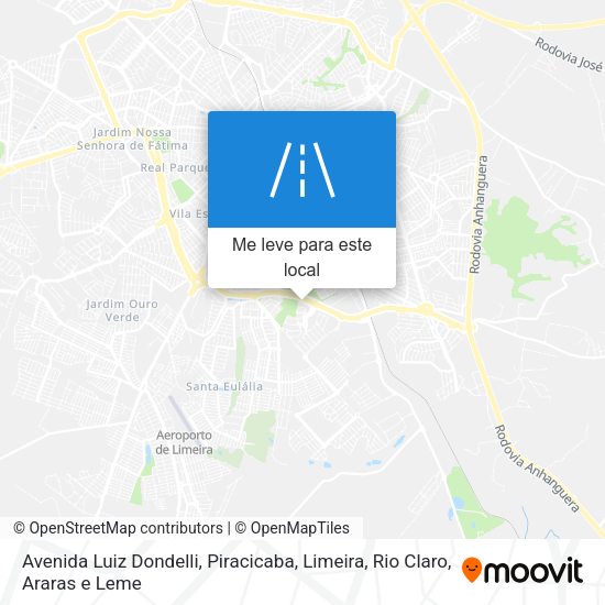 Avenida Luiz Dondelli mapa