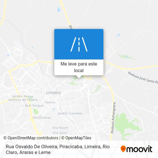Rua Osvaldo De Oliveira mapa