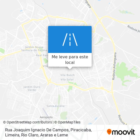 Rua Joaquim Ignacio De Campos mapa