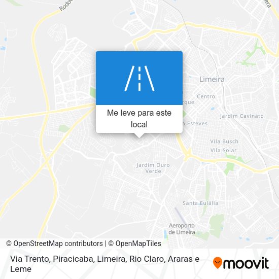 Via Trento mapa