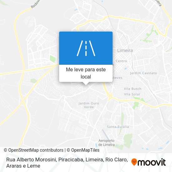 Rua Alberto Morosini mapa