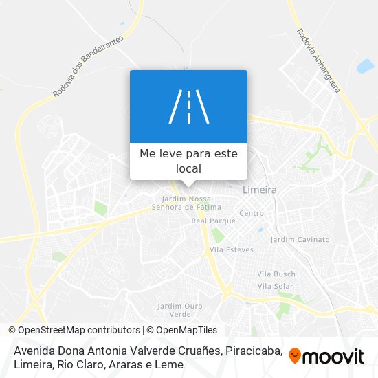 Avenida Dona Antonia Valverde Cruañes mapa