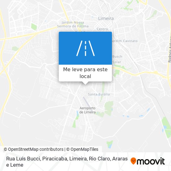 Rua Luís Bucci mapa