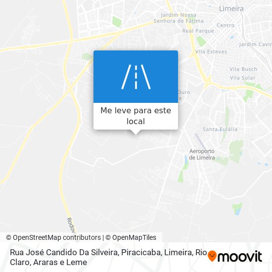 Rua José Candido Da Silveira mapa