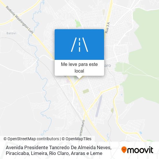 Avenida Presidente Tancredo De Almeida Neves mapa