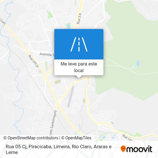 Rua 05 Cj mapa