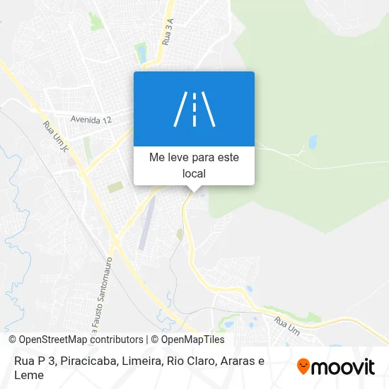 Rua P 3 mapa
