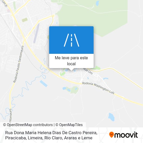 Rua Dona Maria Helena Dias De Castro Pereira mapa