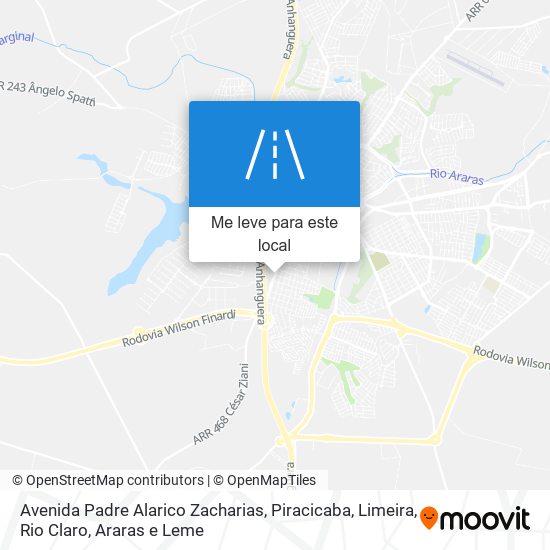 Avenida Padre Alarico Zacharias mapa