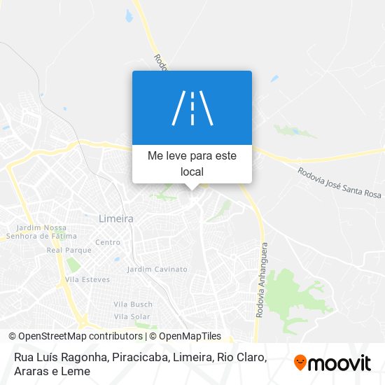 Rua Luís Ragonha mapa