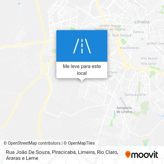 Rua João De Souza mapa