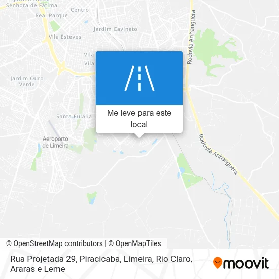 Rua Projetada 29 mapa