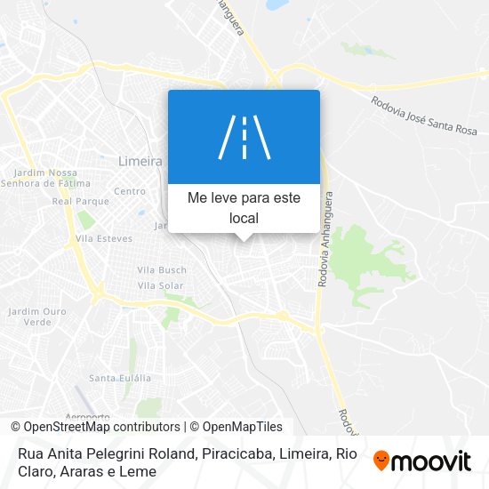 Rua Anita Pelegrini Roland mapa