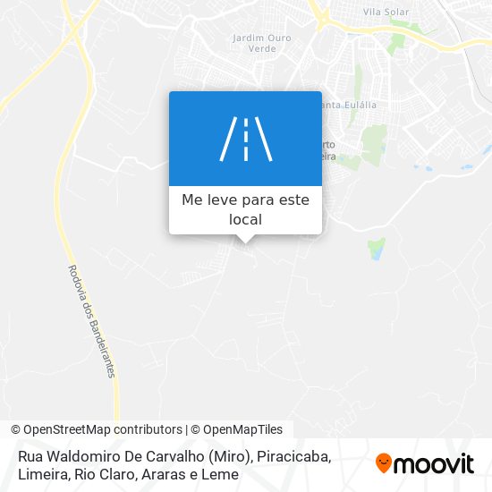 Rua Waldomiro De Carvalho (Miro) mapa