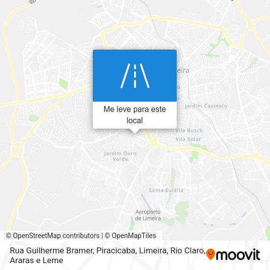 Rua Guilherme Bramer mapa