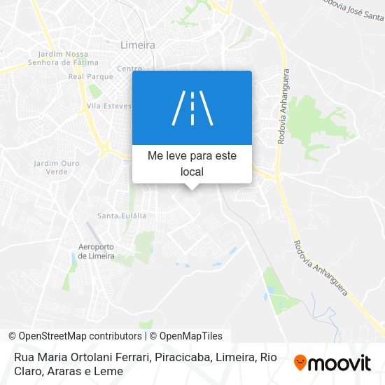 Rua Maria Ortolani Ferrari mapa