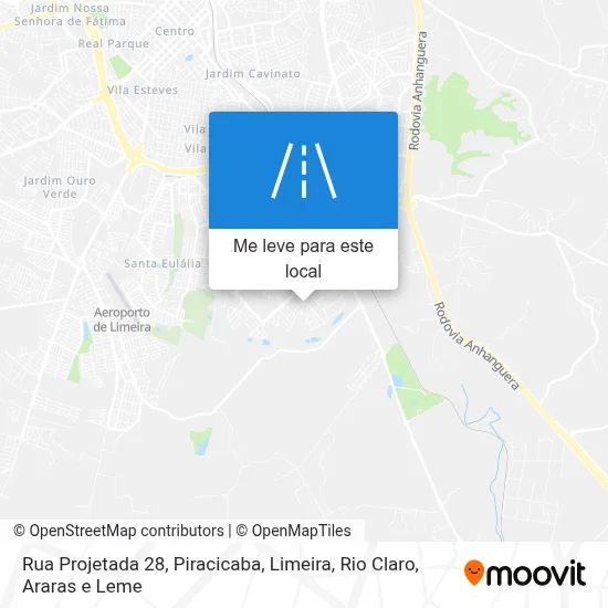 Rua Projetada 28 mapa