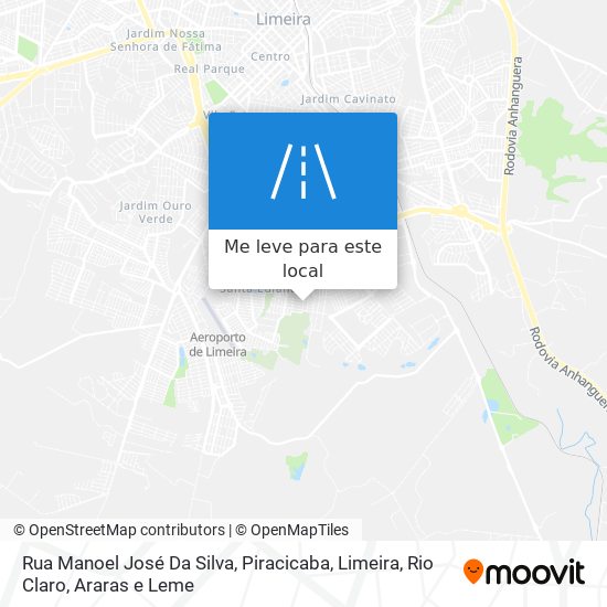 Rua Manoel José Da Silva mapa