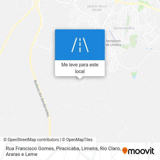 Rua Francisco Gomes mapa