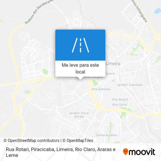 Rua Rotari mapa