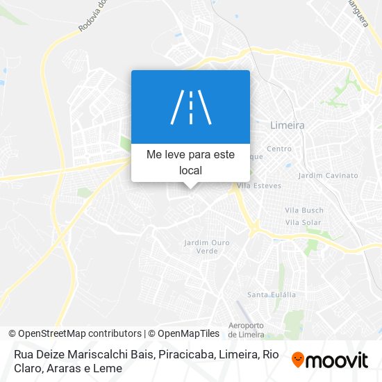 Rua Deize Mariscalchi Bais mapa