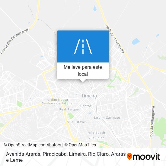 Avenida Araras mapa