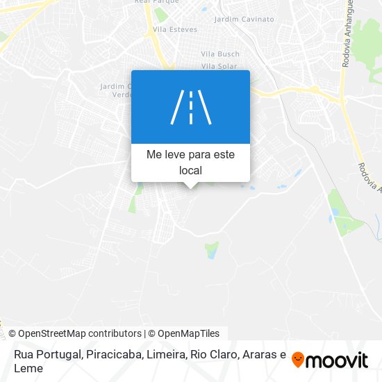 Rua Portugal mapa