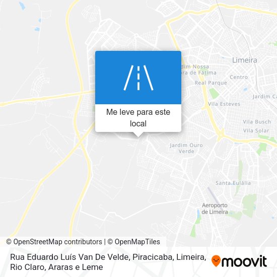 Rua Eduardo Luís Van De Velde mapa