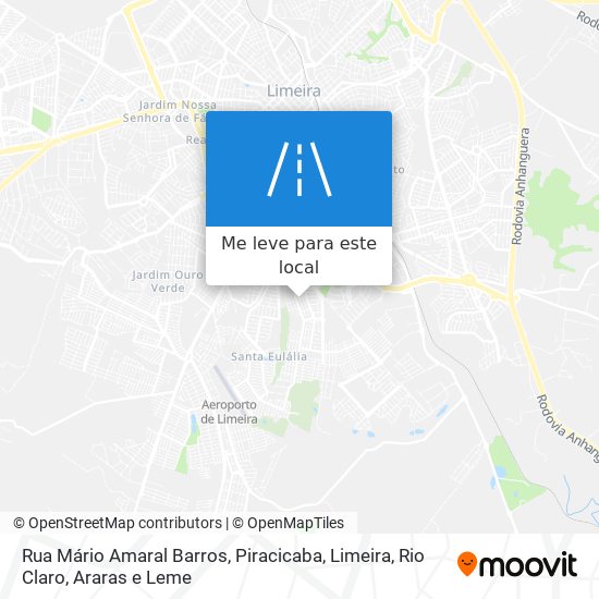 Rua Mário Amaral Barros mapa