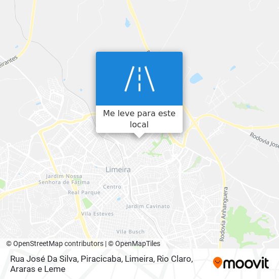 Rua José Da Silva mapa