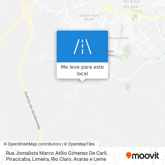 Rua Jornalista Marco Atílio Gimenez De Carli mapa