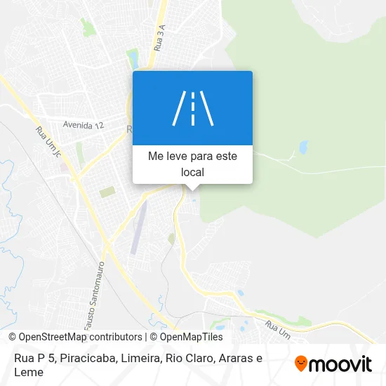 Rua P 5 mapa