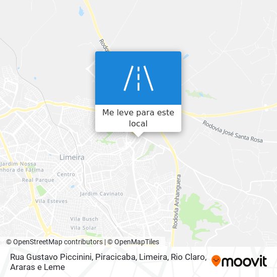 Rua Gustavo Piccinini mapa