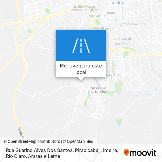 Rua Guarino Alves Dos Santos mapa