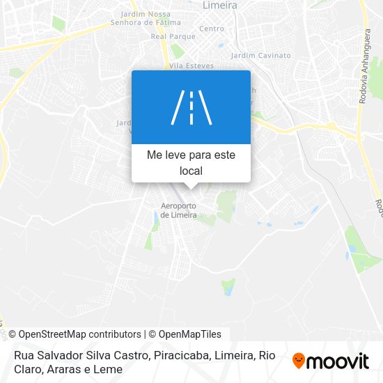 Rua Salvador Silva Castro mapa
