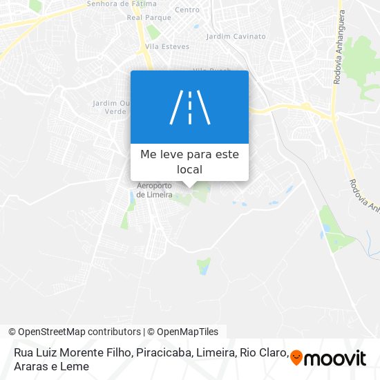 Rua Luiz Morente Filho mapa